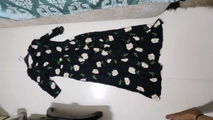 European Style Floral Long Dress