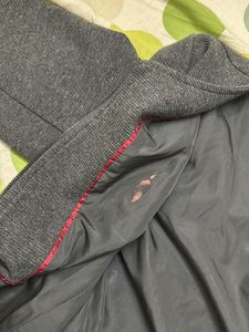 Splash Textured Overcoat Jacket