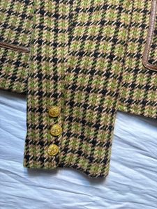 matching tweed blazer and shorts