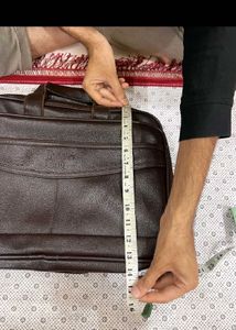 Vintage Brown Leather Briefcase