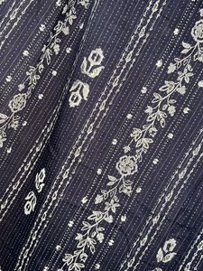 W Navy Blue printed Dupatta