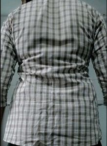 Plaid Button-Down Top