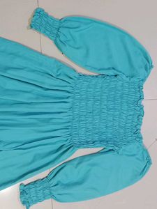 Chic Blue Mini Dress