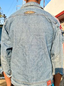 Vintage Denim Jacket - Patches!