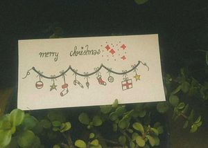 Handmade Merry Christmas Card