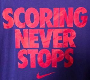 Nike Dri-FIT &#34;Scoring Never Stops&#34; Tee