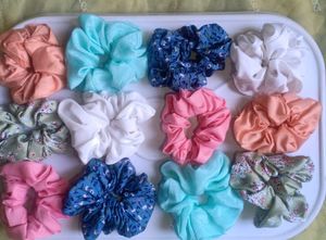 Pack Of 12 Scrunchies