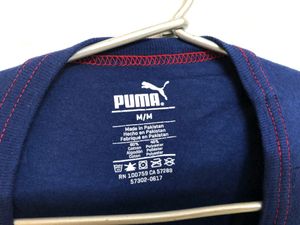 Puma Blue Long Sleeve T Shirt.