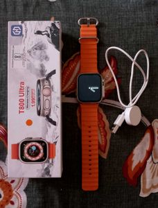 T800 Ultra Smartwatch - Orange Band