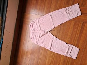 21) Peach Cotton Libas Kurti Set