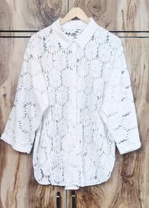 Designer White Shirt Size-48