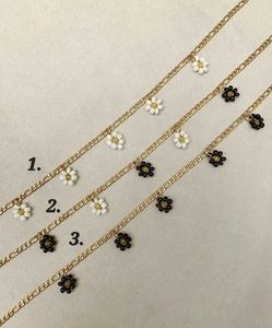 Floral Beaded Anklets
