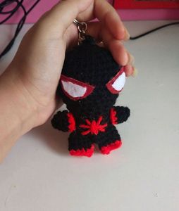 Crochet Spiderman Keychain!!