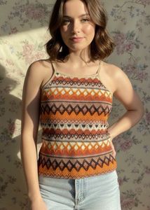 Retro Knit Tank Top