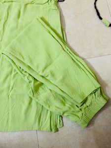 Green Kurta Set