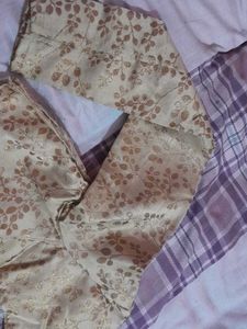 Golden Full Sleeves Blouse