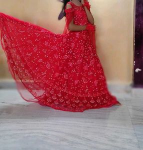 Elegant Red Gown