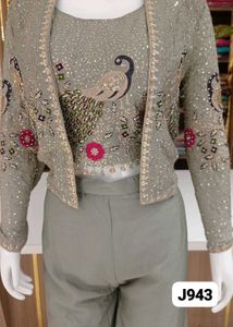 New Standard Pakistani Cord Set Full Embroidery wo