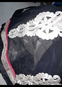 Black Designer Saree