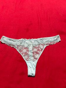 Lace Thong Panty (Light Blue)