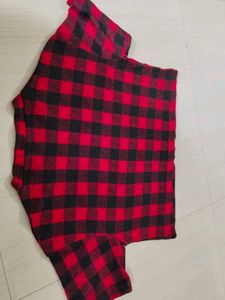Red &amp; Black Checkered Tee