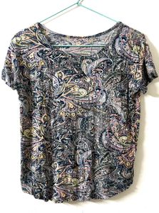 Multicoloured Printed T Shirt