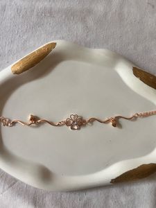 Rose Gold Flower Bracelet