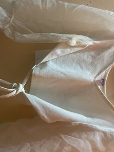 Crop Top White Color Xxl Size