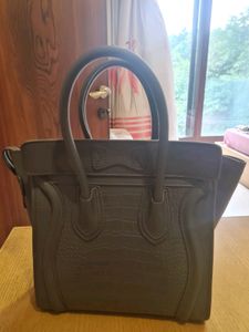 Dark Grey Handbag For Women