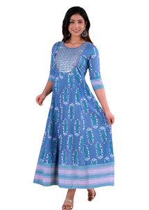 Sale! Brand New Anarkali Kurti- Blue Colour