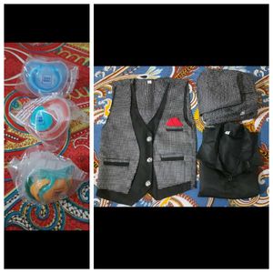 Combo -party Suit And Pacifiers