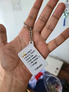 Kakashi Keychain Both Side Naruto Anime