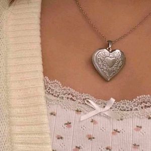 Silver Heart Photo Locket💌✨