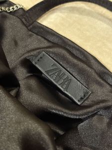 ZARA Satin Sling Bag With Dustbag