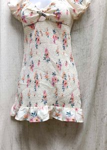 1149. Floral Mini Dress