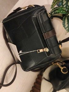 Envelo Coffee Brown Leather Satchel
