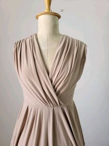 Draped Mini Dress - Elegant &amp; Unique