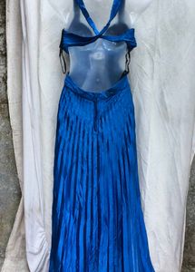 I. Elegant Blue Maxi Dress