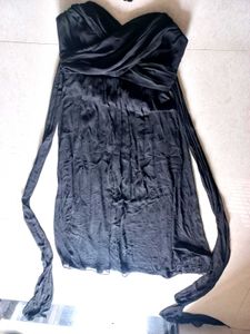 Black Chiffon Gown