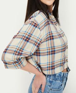 Trendy Plaid Button-Down Shirt