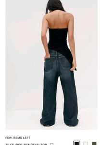 Zara Black Bandeau Top