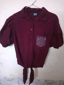 Jeans And Tia Front Top