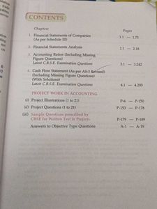 Analysis of Financial Statements Class XII