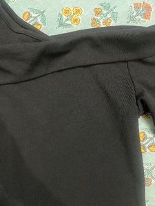 Black Off-Shoulder Top