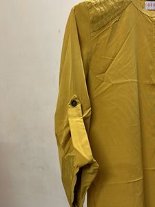 Yellowish Beige Colour High Low Kurta
