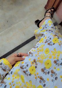 Long Kurta With Duppatta And Trouser