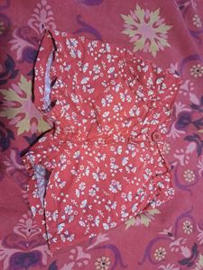 Girls Floral Shorts (Preloved)
