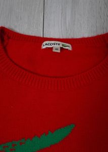 Lacoste Red Sweater