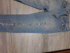 Distressed Light Wash Jeans