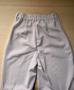 Sleeveless Textured Waistcoat With Wide Leg Pants